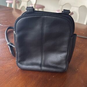 Genuine leather Vintage Hobo International crossbody purse